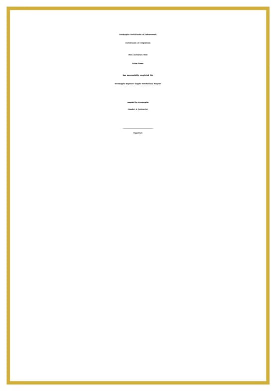 Verified degree or teaching certification of Kiran 