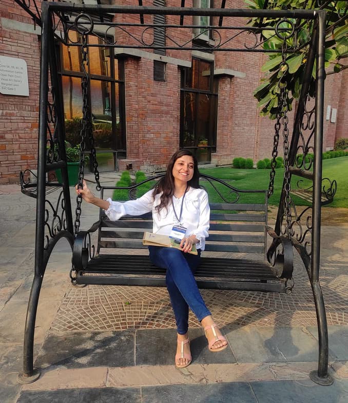 Graduation ceremony photo of Aparna 