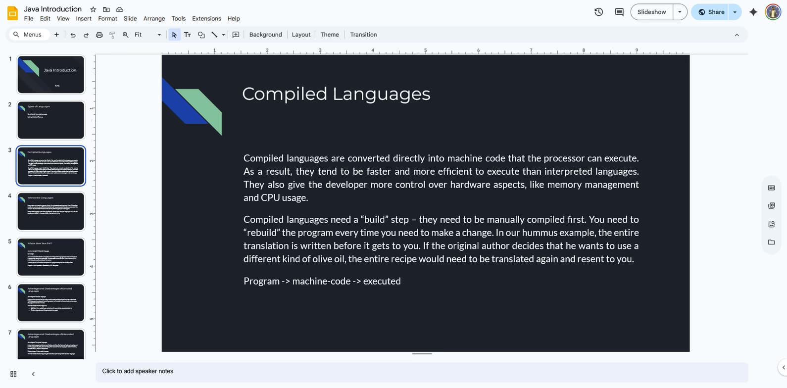 Coding learning materials by Vijay 