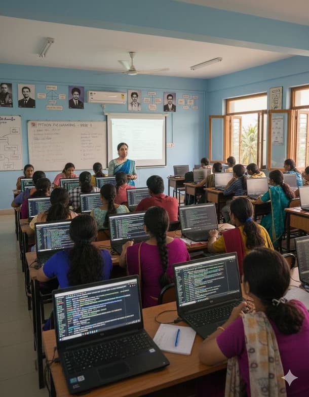 Teaching setup of Ramya for private tutoring 