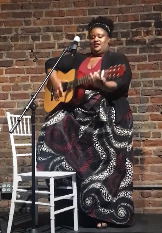 Ebonyenjoying a hobby outside teaching 