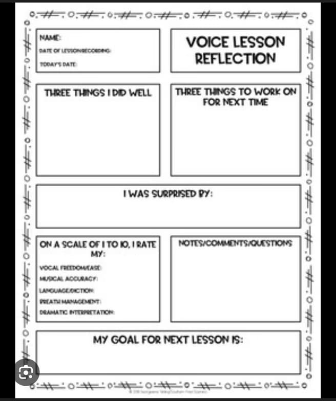 Singing learning materials by Sania  