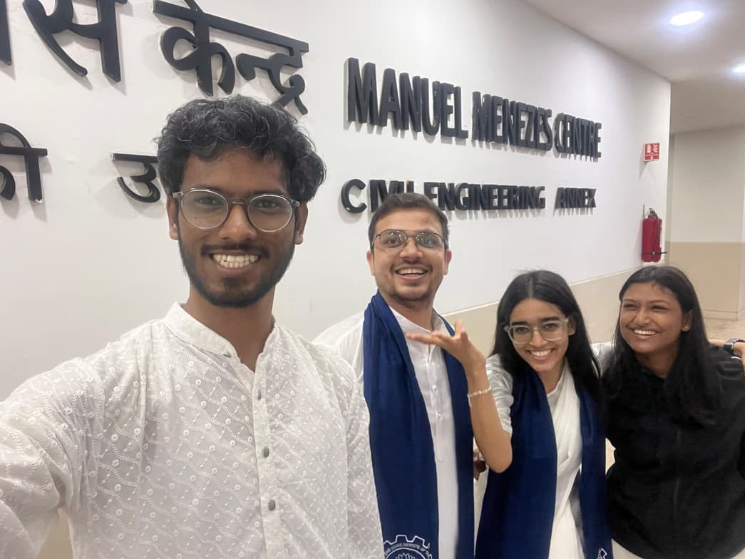 Graduation ceremony photo of Ramesh 