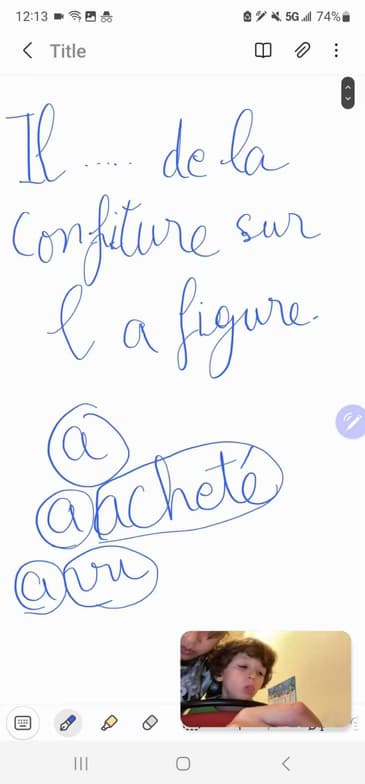 Live performance with French by Grace 