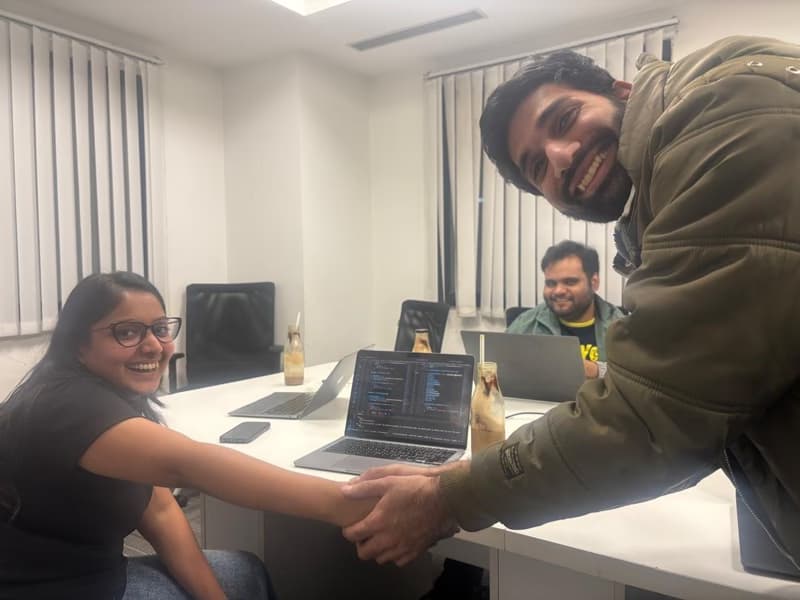 Neha conducting a lesson 