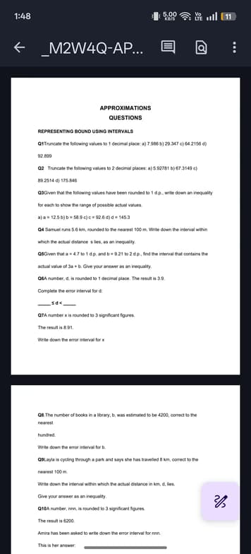 Mathematics learning materials by Deepika  