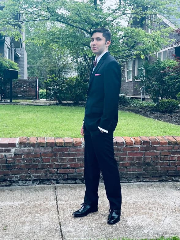 Travel snapshot of Tomás during a trip