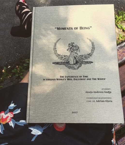 Graduation ceremony photo of Andreea