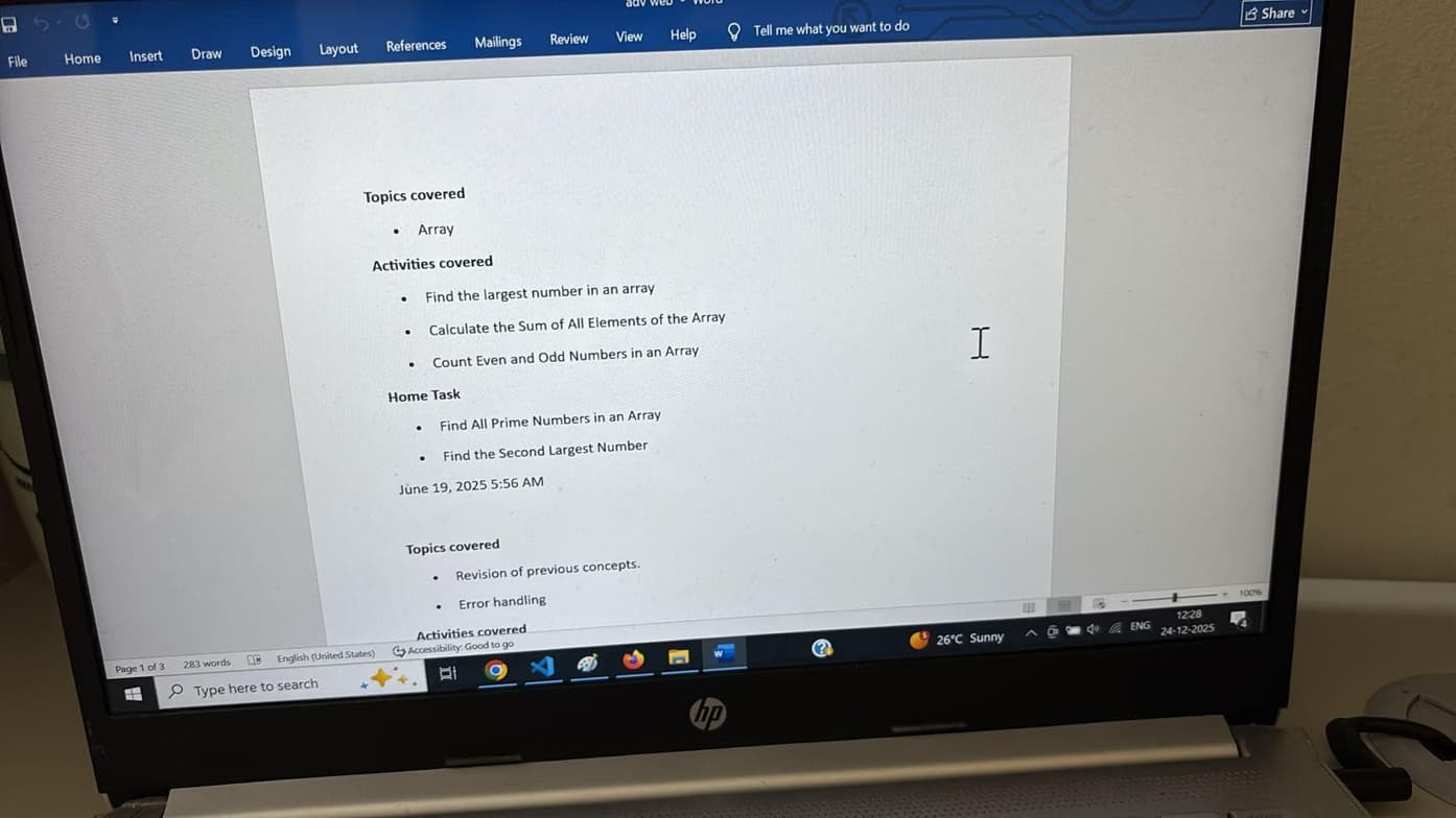 Coding learning materials by sowmya 