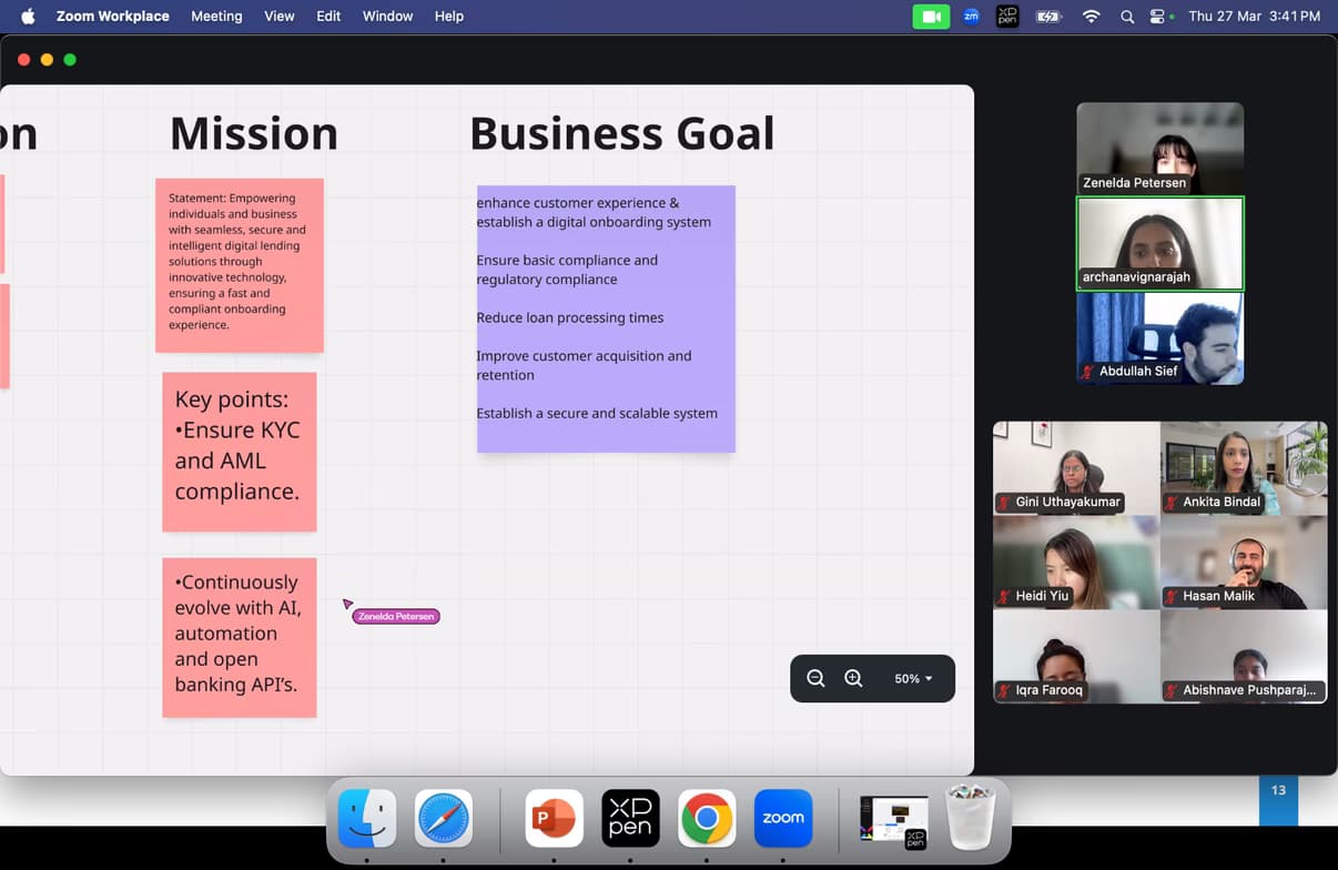 Live performance with Finance by Ankita