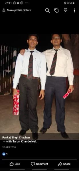 Graduation ceremony photo of Tarun 