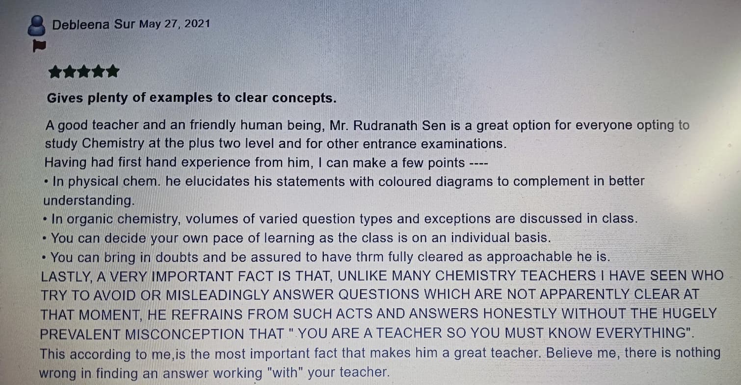 Profile photo of Rudranath, Chemistry tutor at Wiingy 