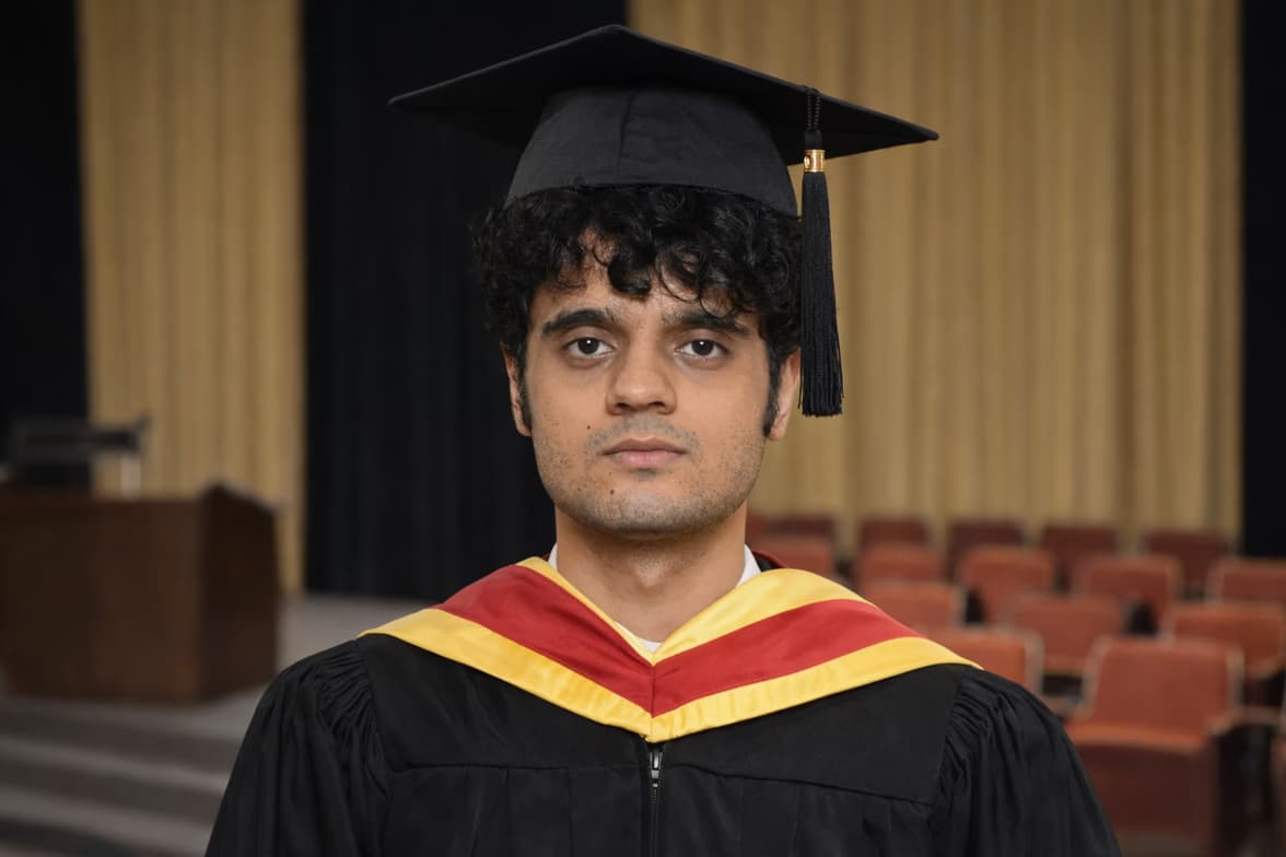 Graduation ceremony photo of Surayans 