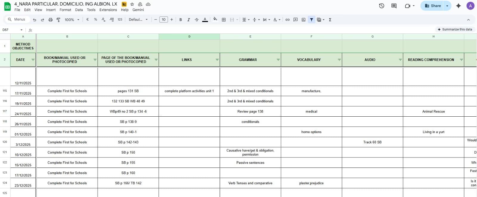 Live performance with English by Albion