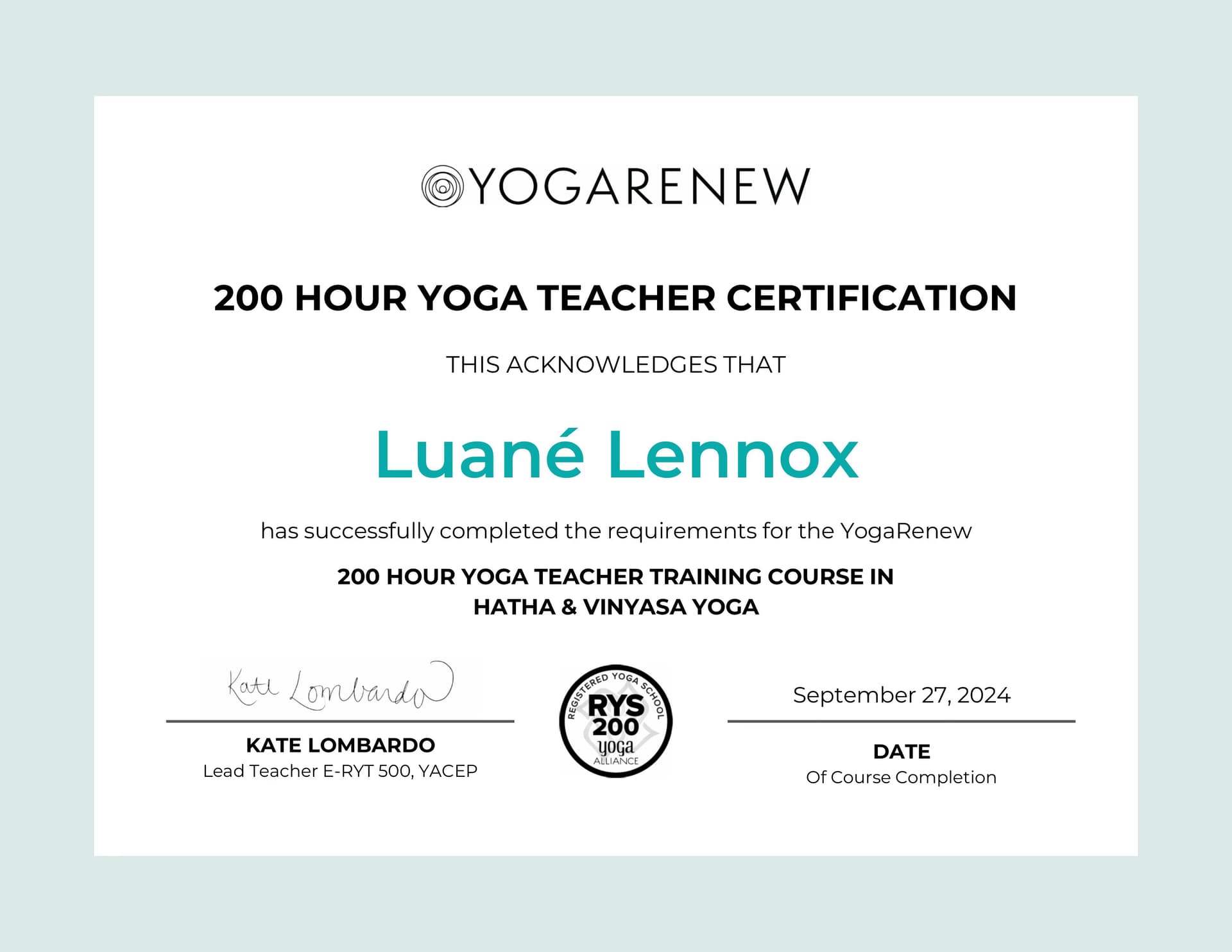 Luané graduated from Victoria University of Wellington