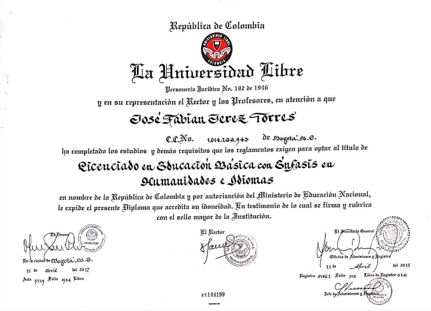 Fabian graduated from Aubuen University