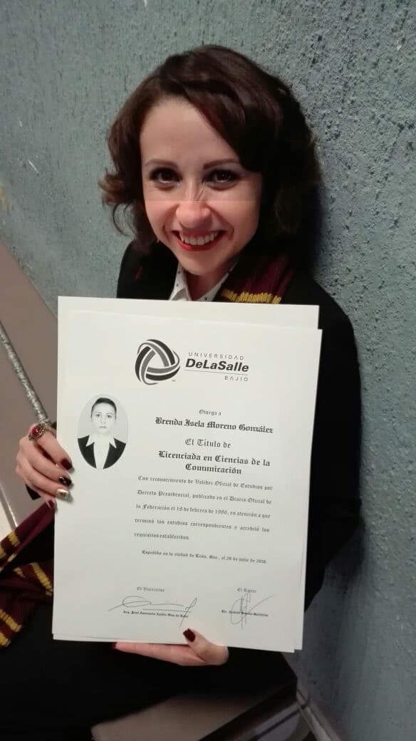 Isela graduated from Universidad de La Salle Bajio