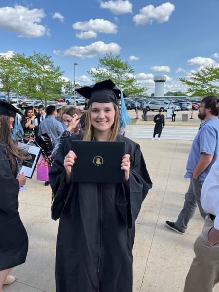 Kaylee graduated from Northern Illinois University