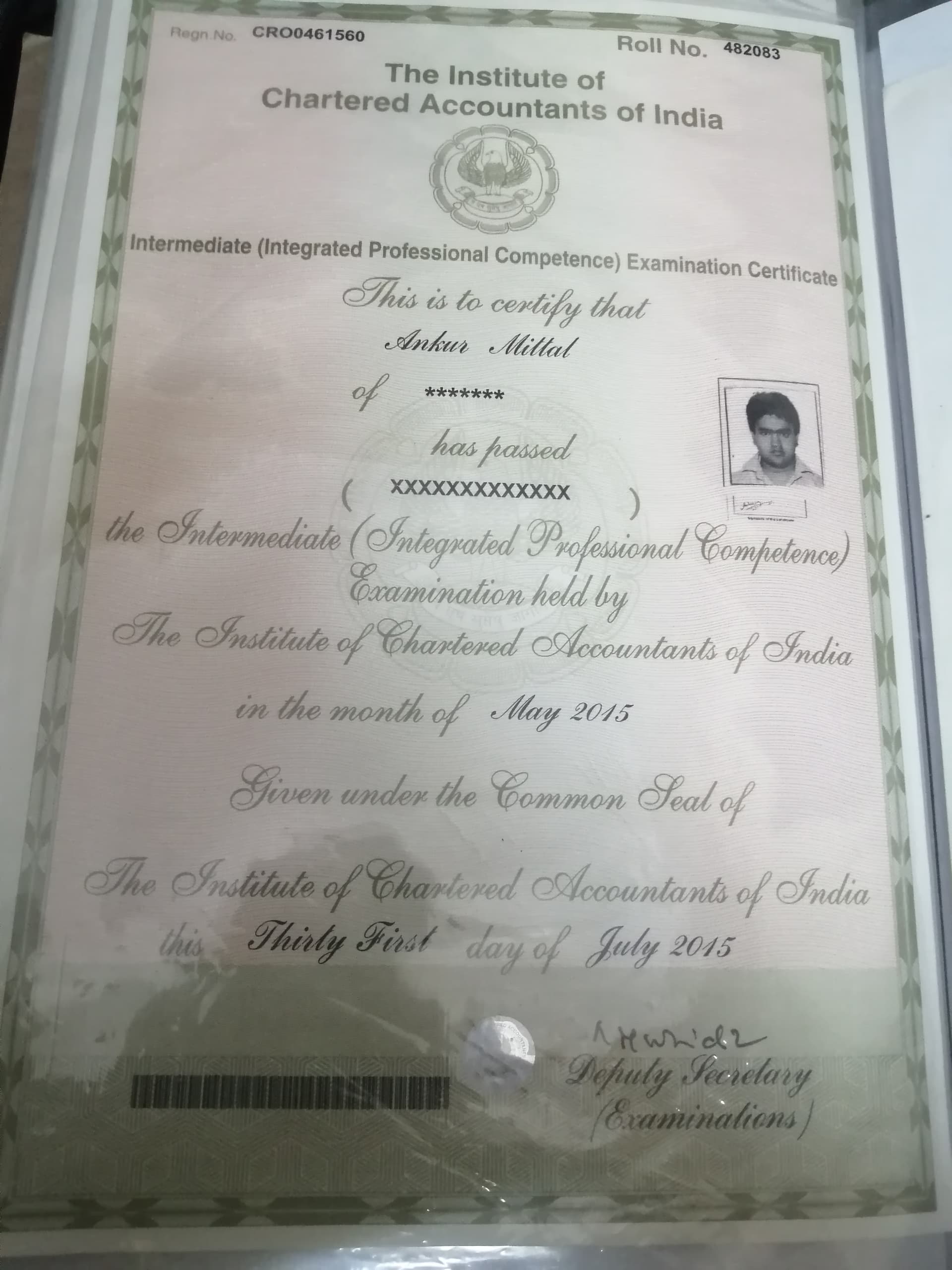 Ankur graduated from University of Rajasthan