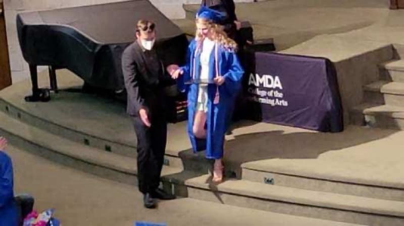 Abiane graduated from American Music and Dramatic Academy