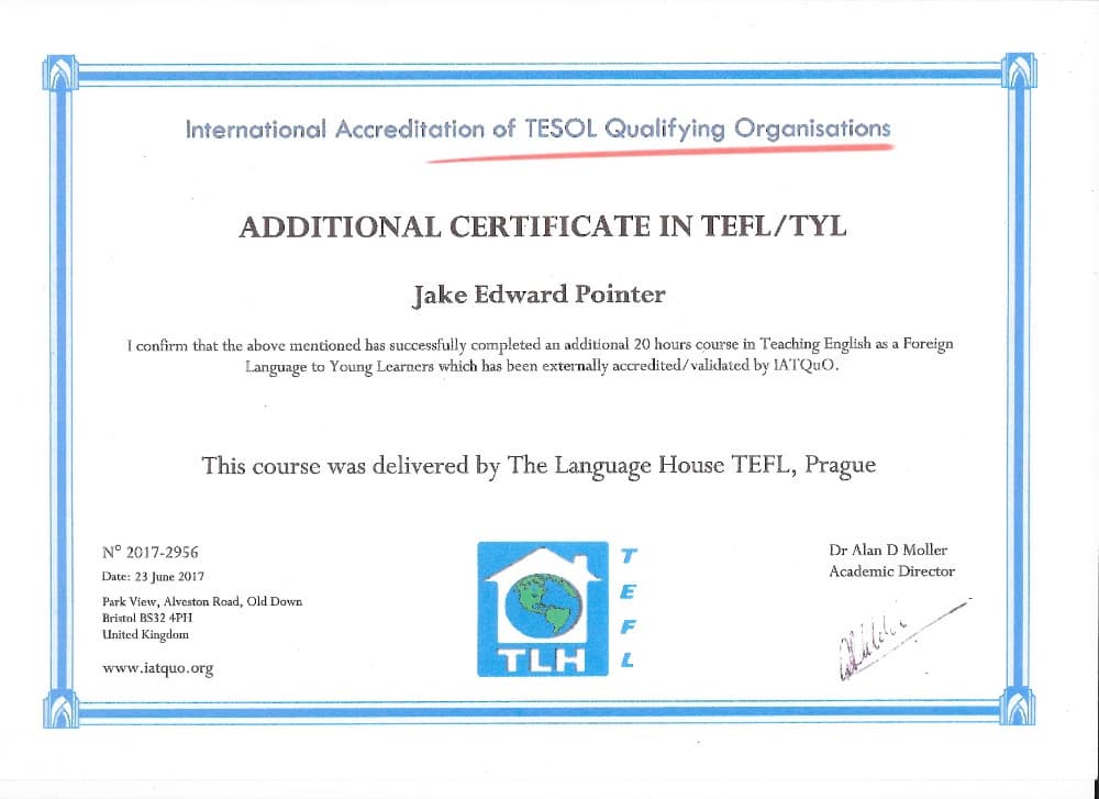 Jake graduated from Newcastle University