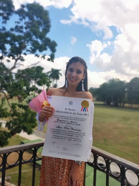 Ilena graduated from University of Arts in Cuba
