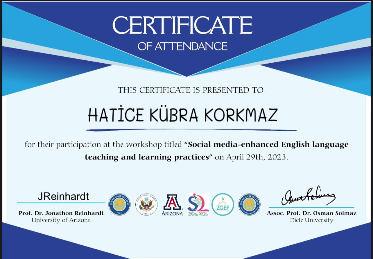 Certificates of Kubra