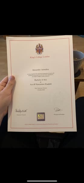 Certificates of Alexander 