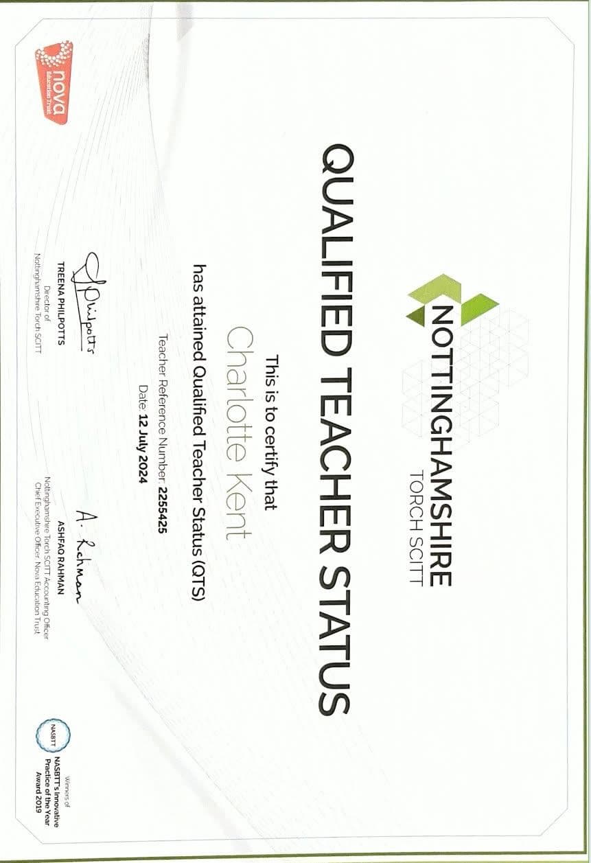 Charlotte graduated from Arden School of Theatre 