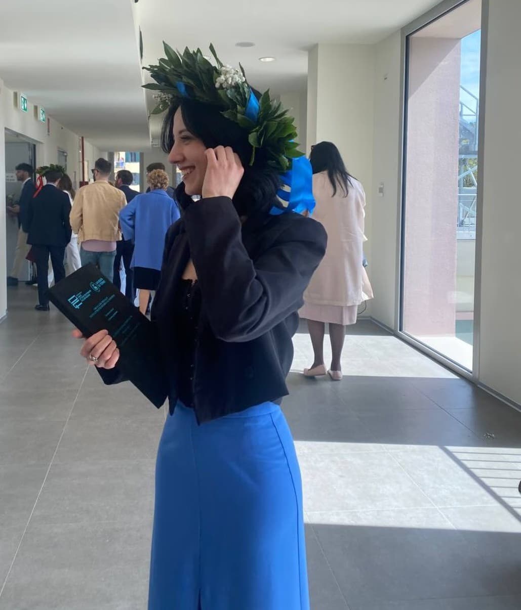 Maria Grazia graduated from University of Turin