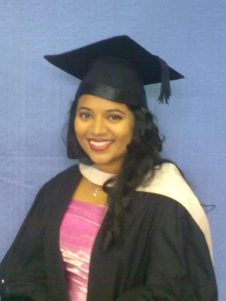 Deepshikha graduated from University of Mauritius
