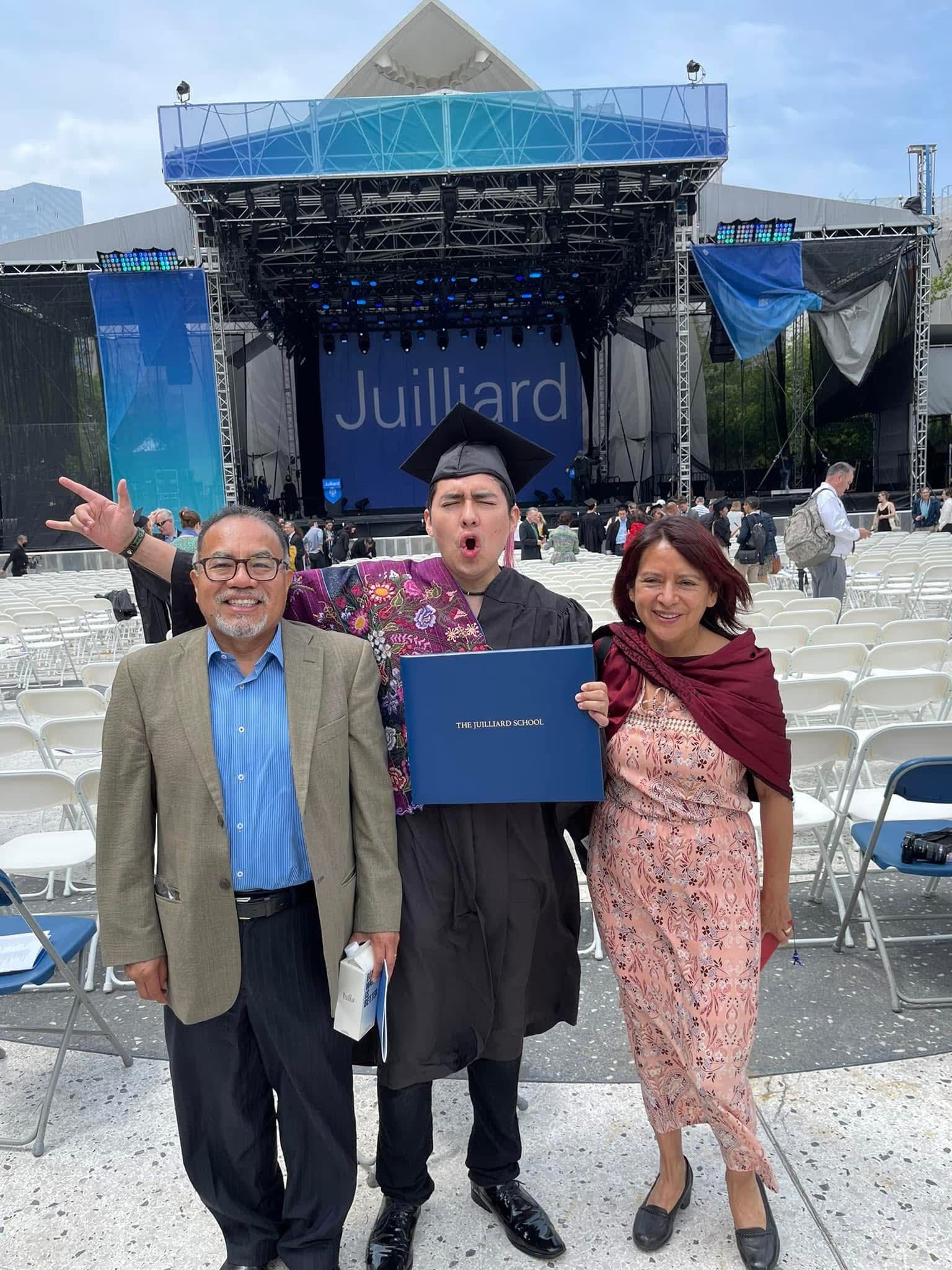 Horacio graduated from The Juilliard School