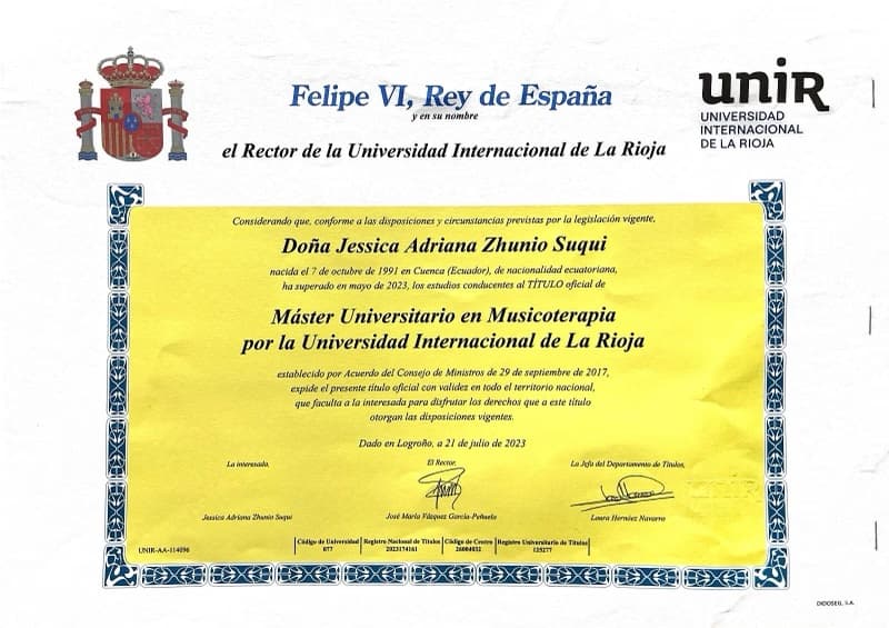 Jessica graduated from University of Cuenca