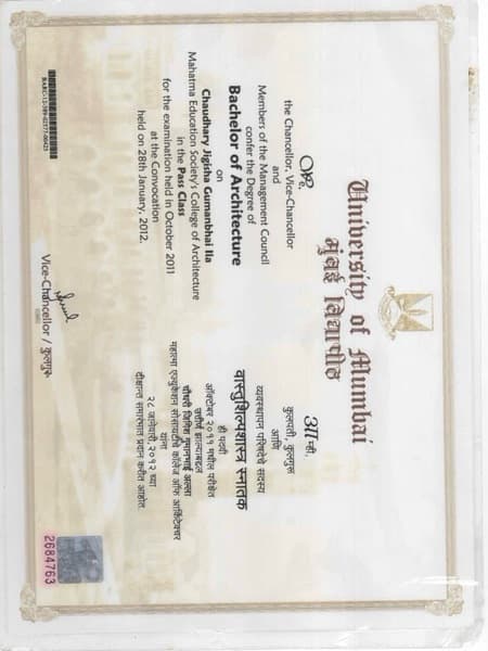 Jigisha graduated from Mumbai University