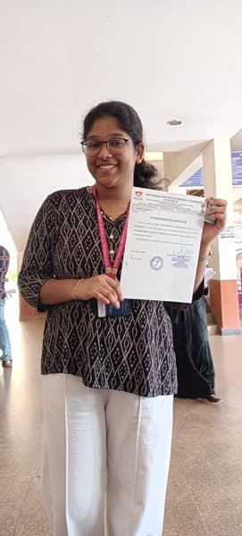 Keerthana graduated from Geethanjali institute of science and technology