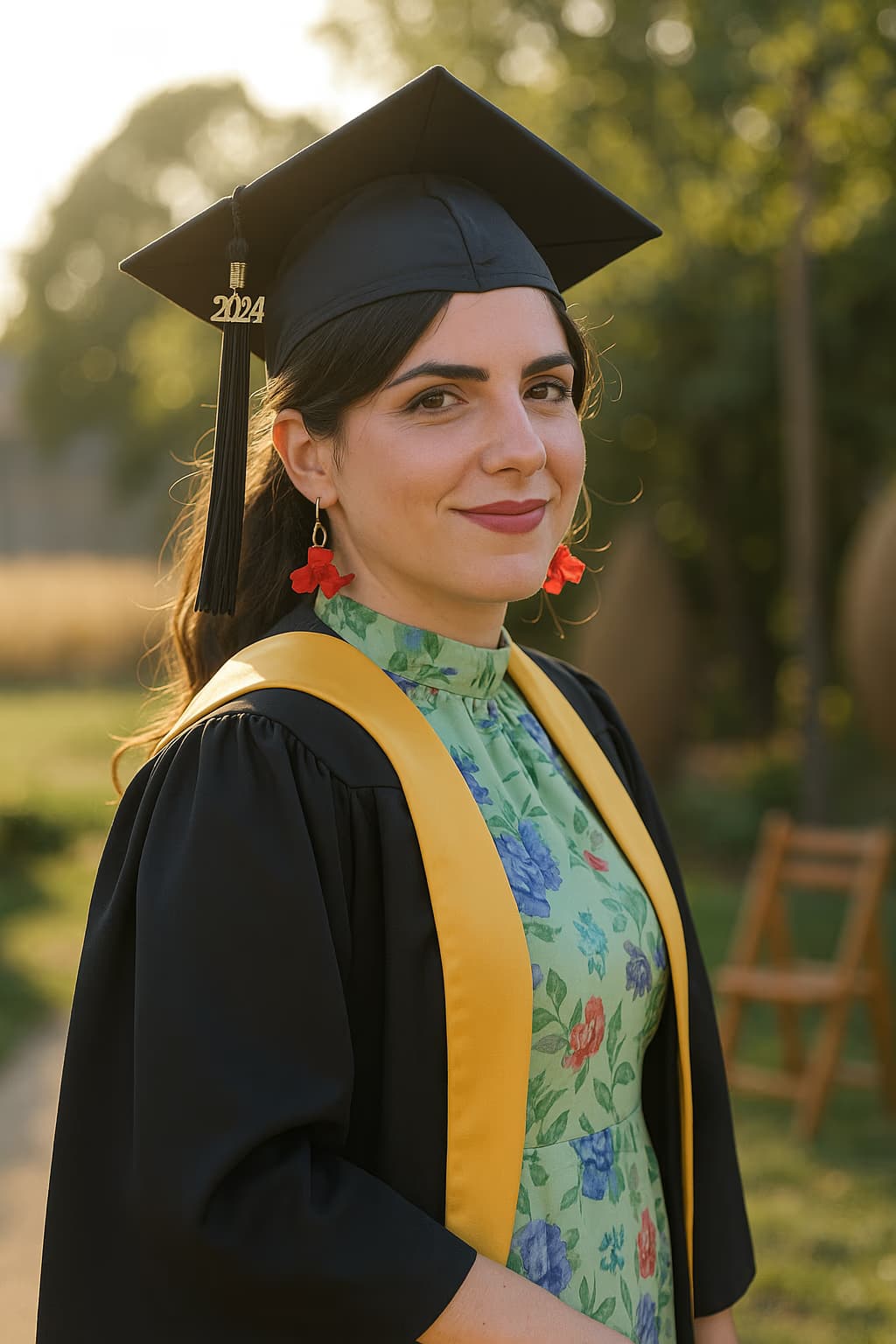 Lucia graduated from Gilabert de Centelles