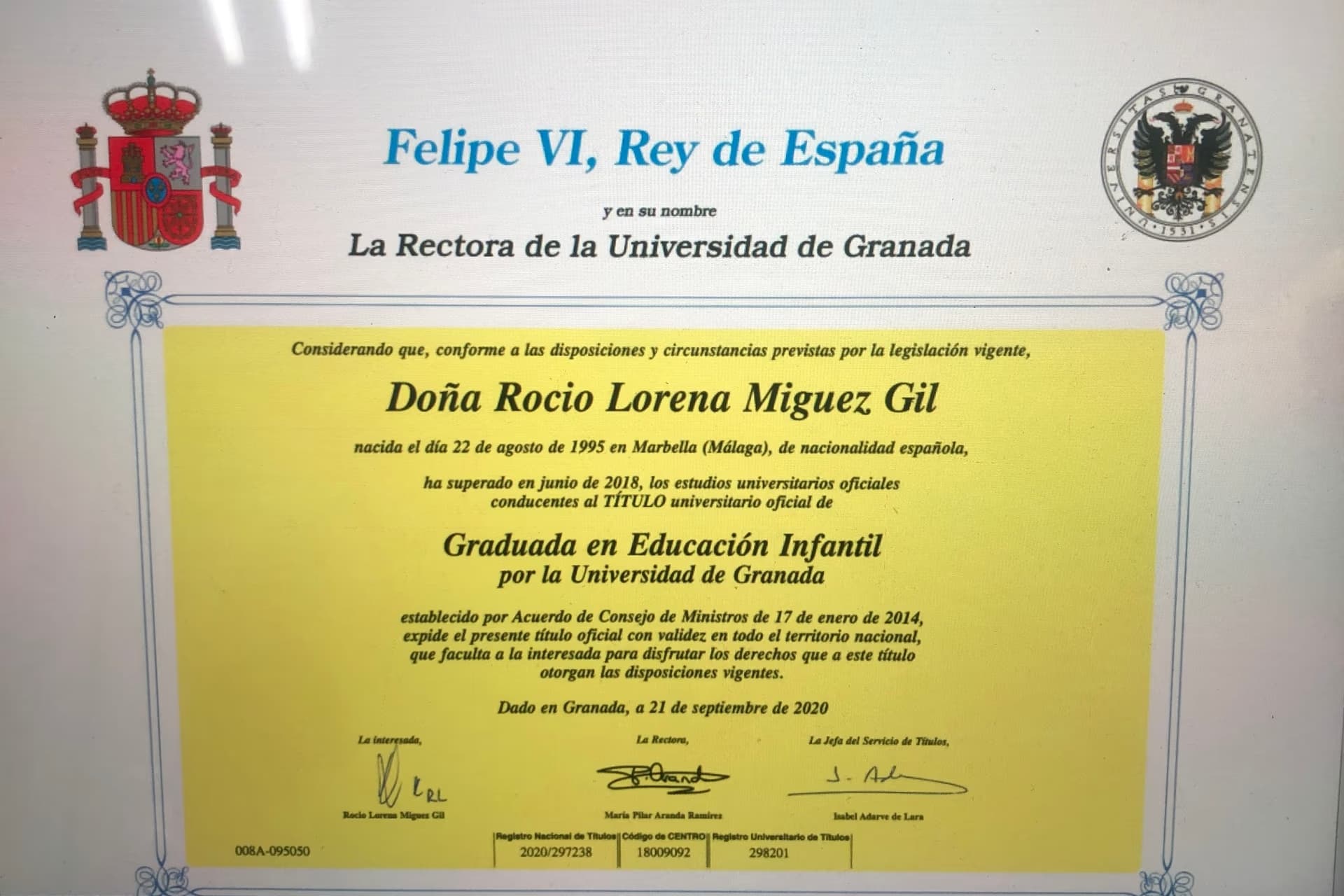 Rocio graduated from Auburn University