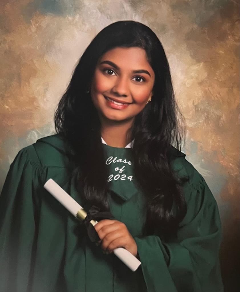 Saumya graduated from Purdue University