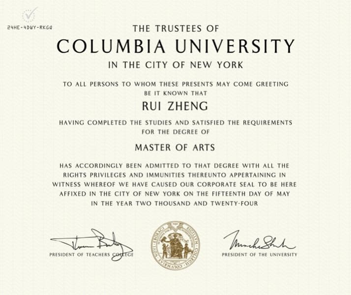 Tracey graduated from New York University