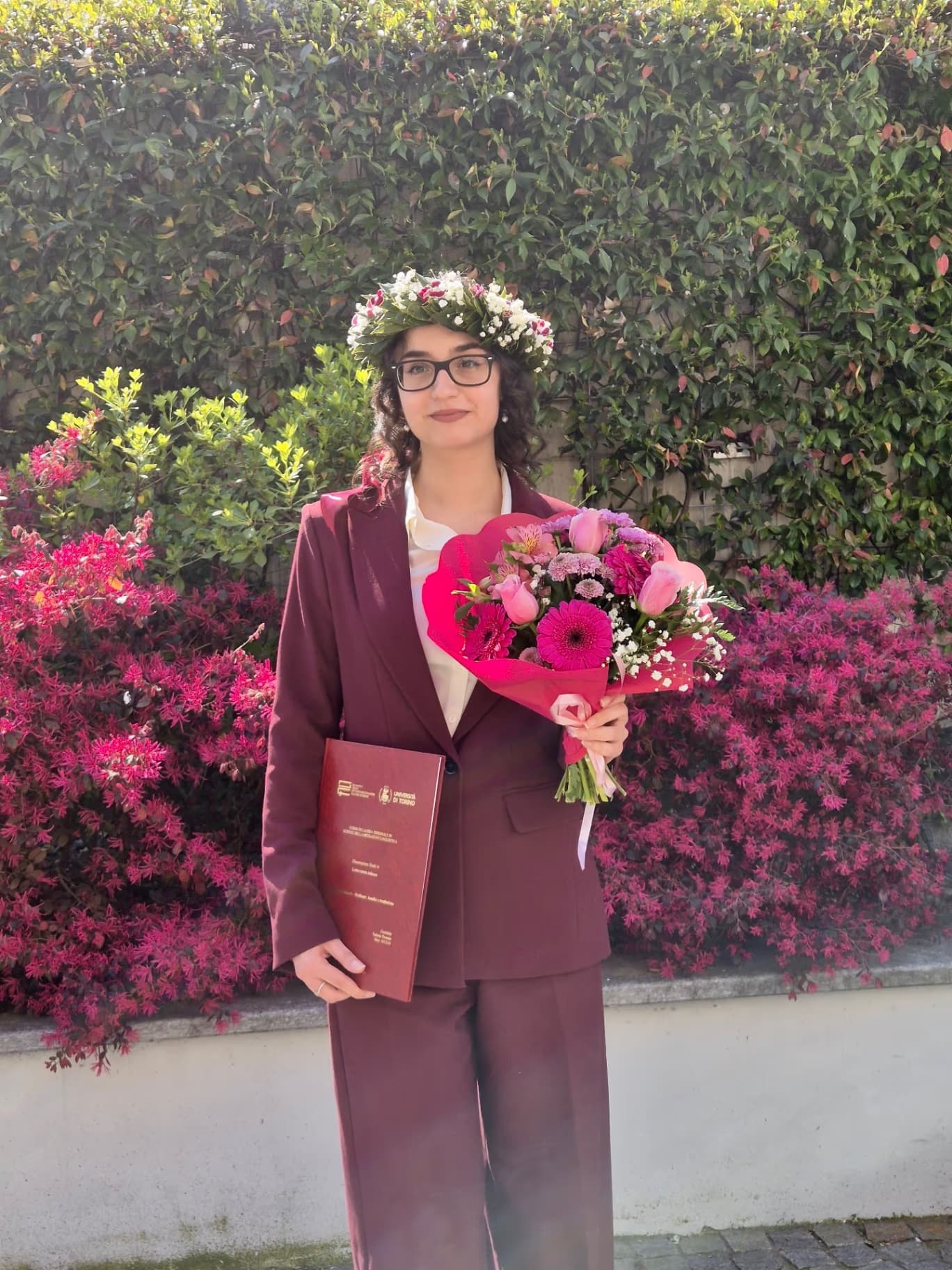 Valeria graduated from University of Turin