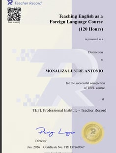 Profile photo of Monaliza  Antonio, undefined tutor at Wiingy