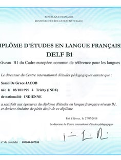 Profile photo of Samli De Grace Jacob Raj, undefined tutor at Wiingy