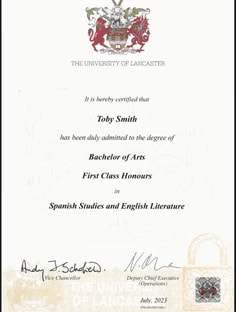 Profile photo of Toby Smith, undefined tutor at Wiingy