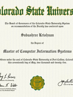 Profile photo of Subashree Krishnan, undefined tutor at Wiingy