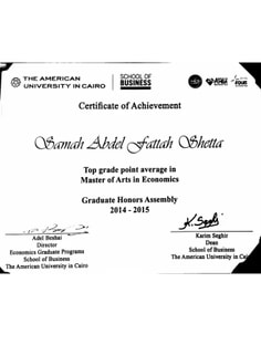 Profile photo of Samah  Shetta, undefined tutor at Wiingy