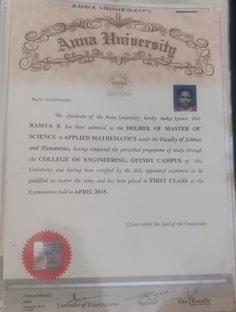 Profile photo of Ramya Raju, undefined tutor at Wiingy