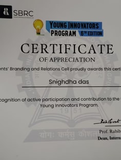 Profile photo of Snigdha  Das, undefined tutor at Wiingy