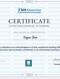 Profile photo of Sapna Jain, undefined tutor at Wiingy