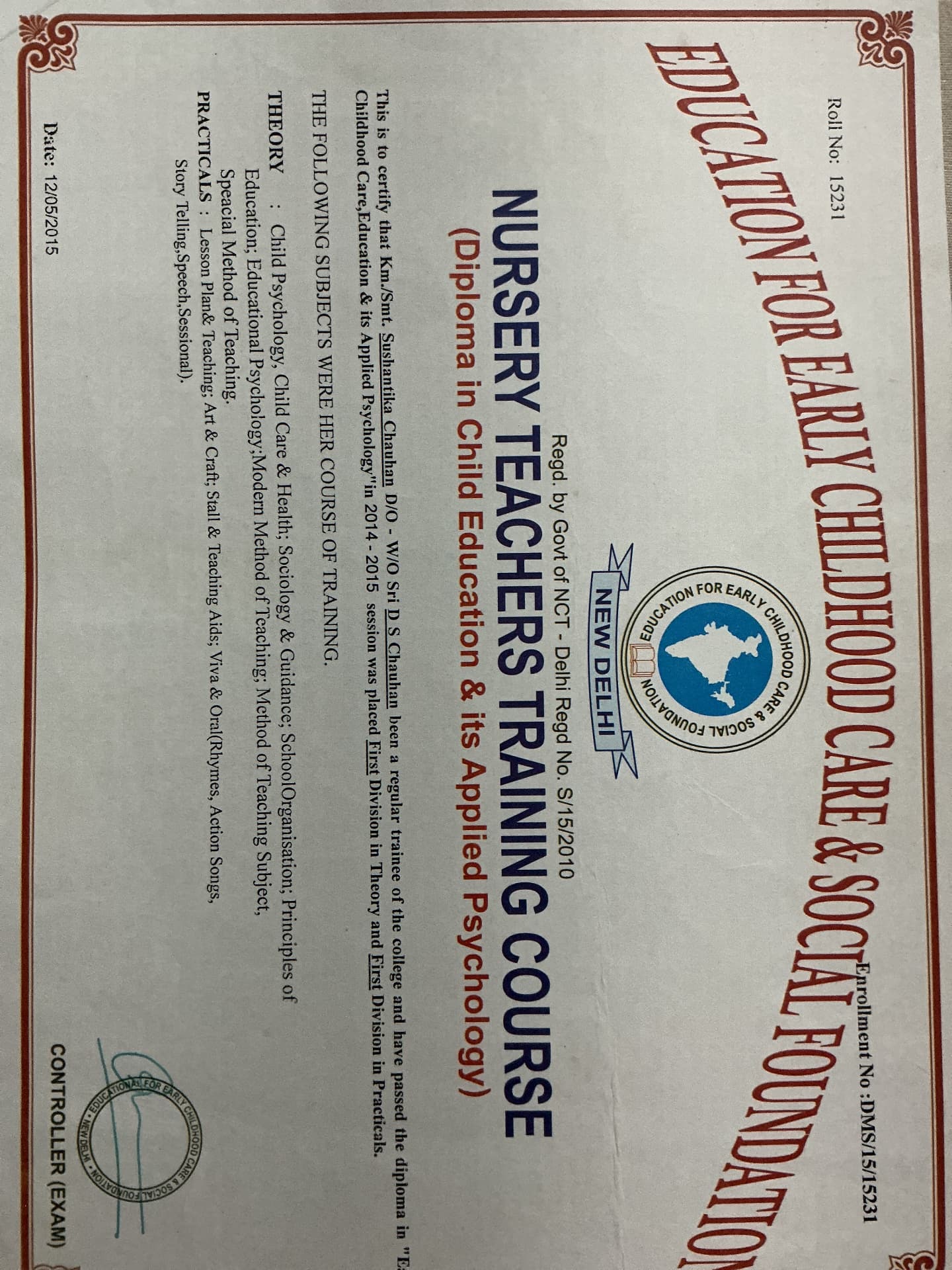 Sushantika graduated from Hemwati Nandan Garhwal University