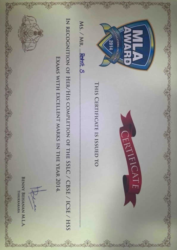 Rohit graduated from Rajagiri School of Engineering and Technology